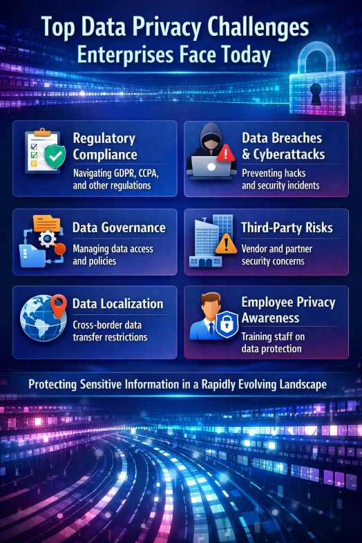 Top Data Privacy Challenges Enterprises Face Today